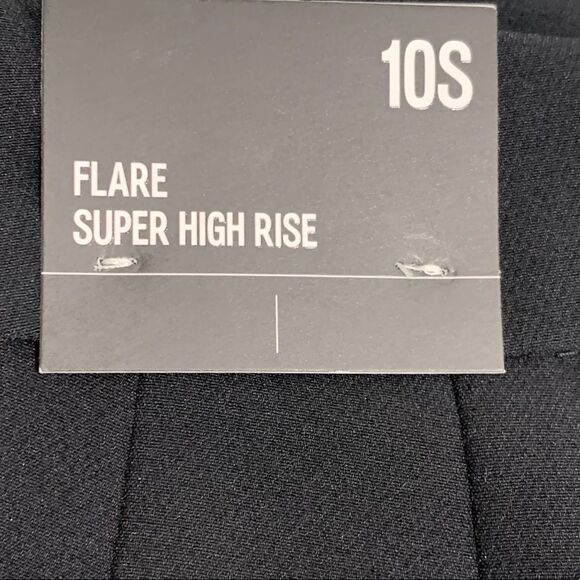 NWT Express Black Flare Pants -Super High Rise, 10S - Picture 6 of 9